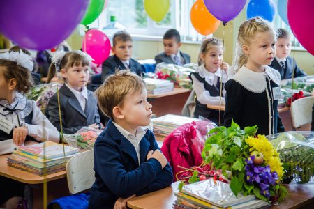 В день знаний дети Ленского района пошли в отремонтированные школы