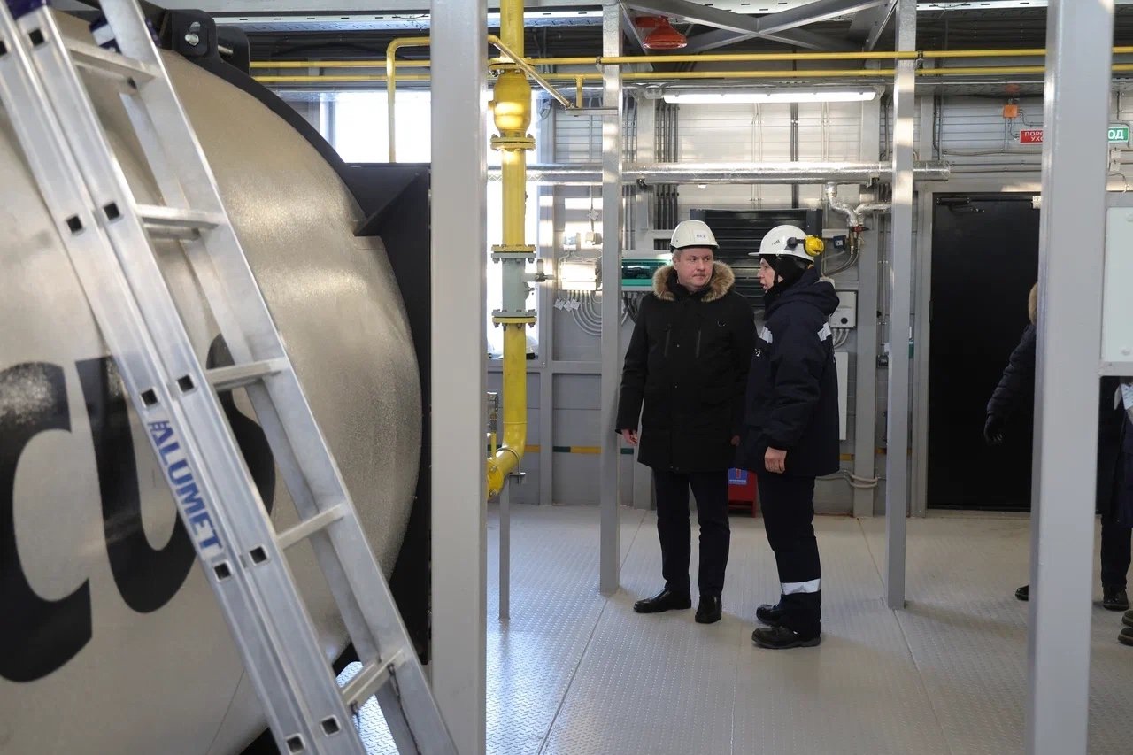 В Архангельске продолжили модернизацию теплоснабжения запуском новой котельной