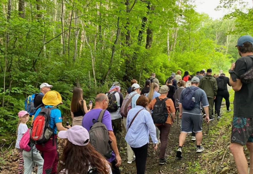 Начат новый туристический проект на Хехцире: экотропа и зип-лайн