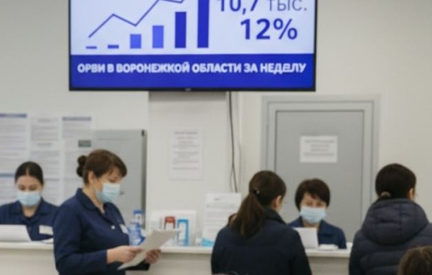 В Воронежской области за неделю зарегистрировано свыше 10,7 тысячи случаев ОРВИ