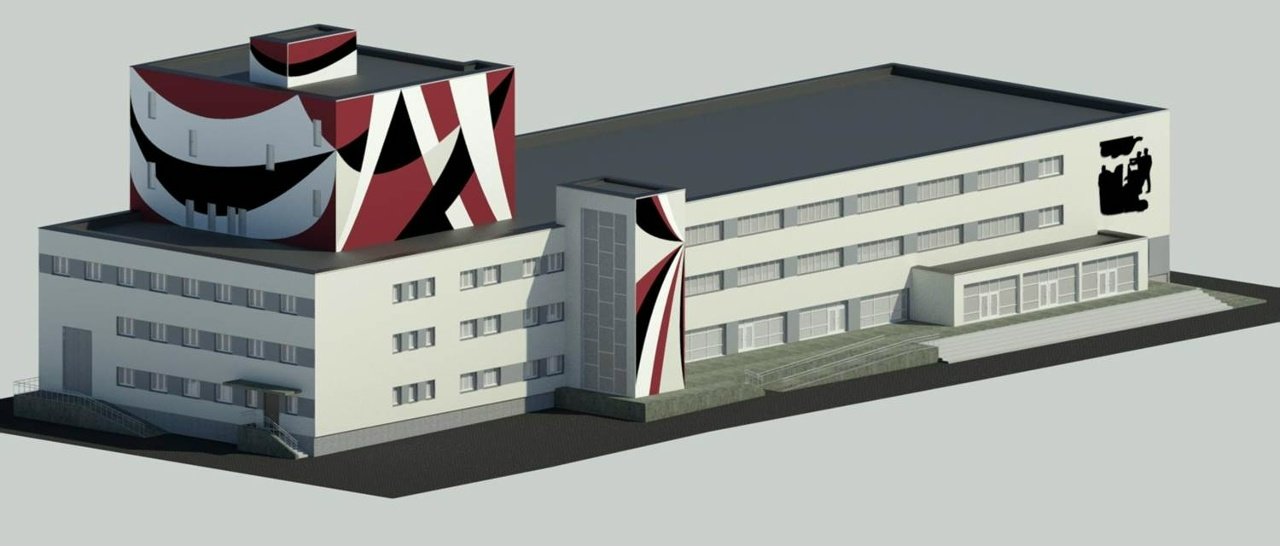 Ломоносовский ДК в Архангельске обновят: стартует ремонт фасада